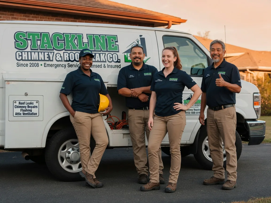 Chimney flashing repair company in Kettlersville, OH